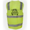 JB's Hi Vis (D+N) Zip Safety Vest Thumbnail