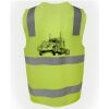 JB's Hi Vis (D+N) Zip Safety Vest Thumbnail