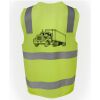 JB's Hi Vis (D+N) Zip Safety Vest Thumbnail