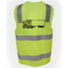 JB's Hi Vis (D+N) Zip Safety Vest Thumbnail