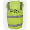 JB's Hi Vis (D+N) Zip Safety Vest Thumbnail