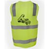 JB's Hi Vis (D+N) Zip Safety Vest Thumbnail