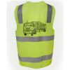 JB's Hi Vis (D+N) Zip Safety Vest Thumbnail