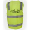 JB's Hi Vis (D+N) Zip Safety Vest Thumbnail