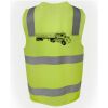 JB's Hi Vis (D+N) Zip Safety Vest Thumbnail