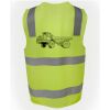 JB's Hi Vis (D+N) Zip Safety Vest Thumbnail