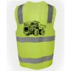 JB's Hi Vis (D+N) Zip Safety Vest Thumbnail