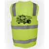 JB's Hi Vis (D+N) Zip Safety Vest Thumbnail