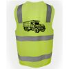 JB's Hi Vis (D+N) Zip Safety Vest Thumbnail