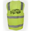 JB's Hi Vis (D+N) Zip Safety Vest Thumbnail