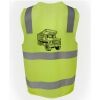 JB's Hi Vis (D+N) Zip Safety Vest Thumbnail