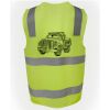 JB's Hi Vis (D+N) Zip Safety Vest Thumbnail