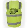 JB's Hi Vis (D+N) Zip Safety Vest Thumbnail