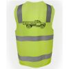JB's Hi Vis (D+N) Zip Safety Vest Thumbnail