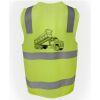 JB's Hi Vis (D+N) Zip Safety Vest Thumbnail
