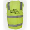 JB's Hi Vis (D+N) Zip Safety Vest Thumbnail