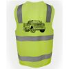 JB's Hi Vis (D+N) Zip Safety Vest Thumbnail