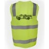 JB's Hi Vis (D+N) Zip Safety Vest Thumbnail