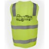 JB's Hi Vis (D+N) Zip Safety Vest Thumbnail