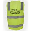 JB's Hi Vis (D+N) Zip Safety Vest Thumbnail