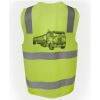 JB's Hi Vis (D+N) Zip Safety Vest Thumbnail