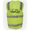 JB's Hi Vis (D+N) Zip Safety Vest Thumbnail