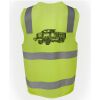JB's Hi Vis (D+N) Zip Safety Vest Thumbnail