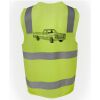 JB's Hi Vis (D+N) Zip Safety Vest Thumbnail