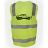 JB's Hi Vis (D+N) Zip Safety Vest Thumbnail