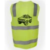 JB's Hi Vis (D+N) Zip Safety Vest Thumbnail