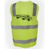 JB's Hi Vis (D+N) Zip Safety Vest Thumbnail