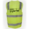 JB's Hi Vis (D+N) Zip Safety Vest Thumbnail