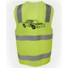 JB's Hi Vis (D+N) Zip Safety Vest Thumbnail