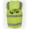 JB's Hi Vis (D+N) Zip Safety Vest Thumbnail