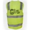 JB's Hi Vis (D+N) Zip Safety Vest Thumbnail