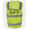 JB's Hi Vis (D+N) Zip Safety Vest Thumbnail