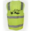 JB's Hi Vis (D+N) Zip Safety Vest Thumbnail