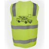 JB's Hi Vis (D+N) Zip Safety Vest Thumbnail
