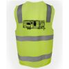 JB's Hi Vis (D+N) Zip Safety Vest Thumbnail
