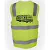 JB's Hi Vis (D+N) Zip Safety Vest Thumbnail