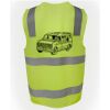 JB's Hi Vis (D+N) Zip Safety Vest Thumbnail