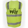 JB's Hi Vis (D+N) Zip Safety Vest Thumbnail