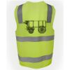 JB's Hi Vis (D+N) Zip Safety Vest Thumbnail