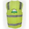 JB's Hi Vis (D+N) Zip Safety Vest Thumbnail