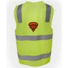 JB's Hi Vis (D+N) Zip Safety Vest Thumbnail