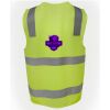JB's Hi Vis (D+N) Zip Safety Vest Thumbnail