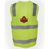 JB's Hi Vis (D+N) Zip Safety Vest Thumbnail