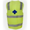 JB's Hi Vis (D+N) Zip Safety Vest Thumbnail