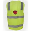 JB's Hi Vis (D+N) Zip Safety Vest Thumbnail