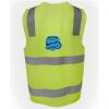 JB's Hi Vis (D+N) Zip Safety Vest Thumbnail